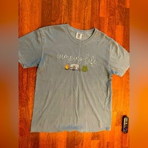 Comfort Colors - Size Large - Camping shirt